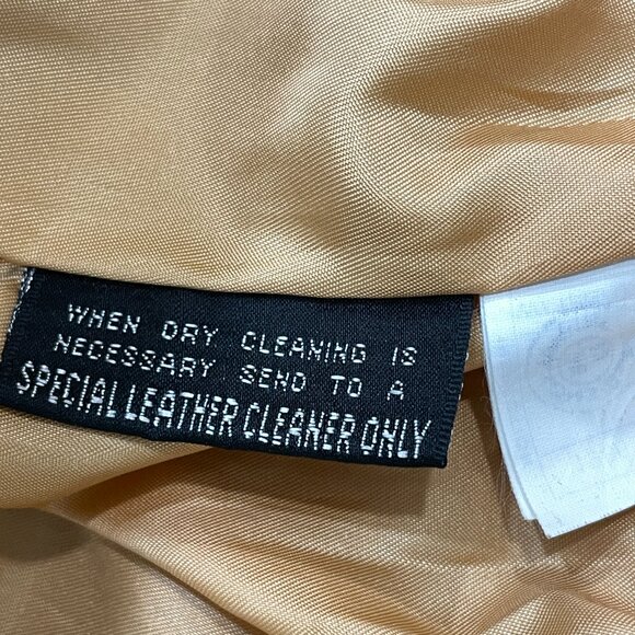 Vtg 1986 Wilson's Adventure Bound Bomber Leather Jacket Mens L Thinsulate 3M‎ - Picture 10 of 11